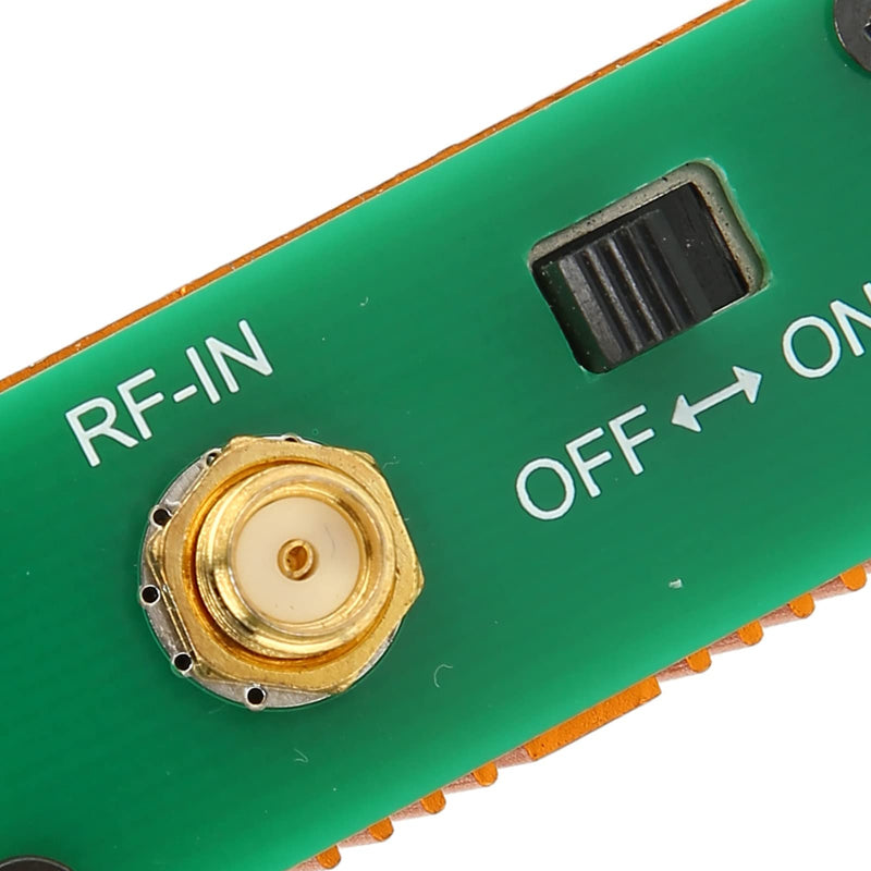 Low Noise 0.1 MHz 6 GHz Amplifier, 20 dB LNA Amplifier with High Gain for Shortwave, FM Radio, HF Power Preamp Module, SMA Socket (Supplied with Built-in Battery) Supplied with built-in battery