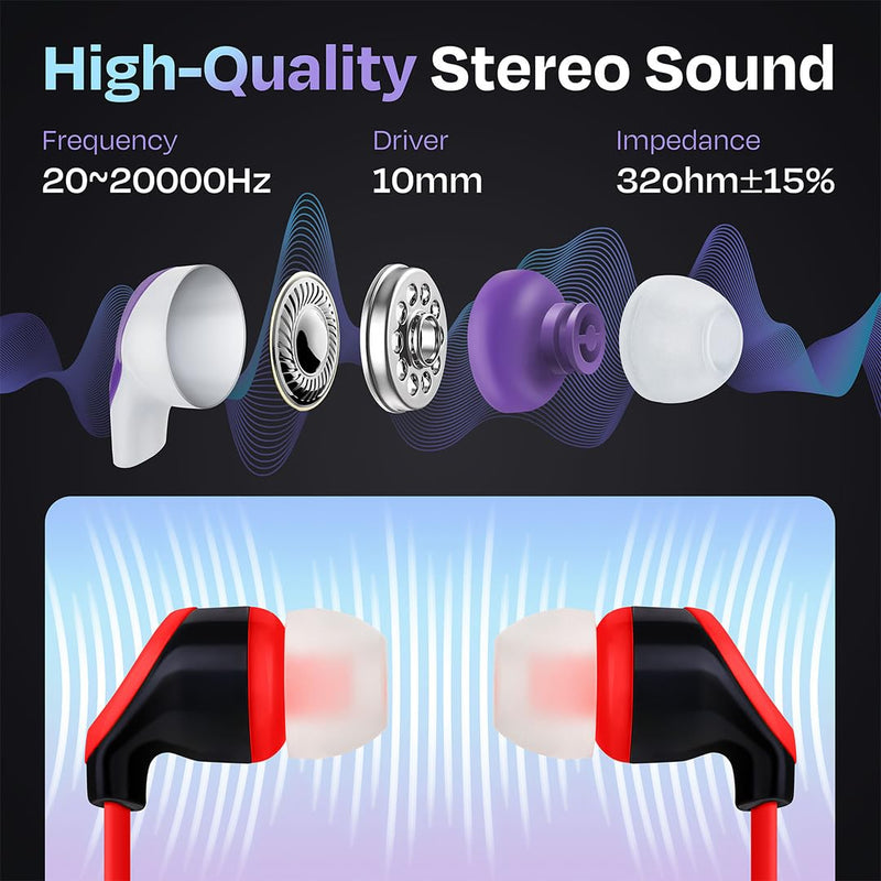 30-Pack USB C Wired Earbuds with Mic, Type C In-Ear Headphones w/ Noise Cancelling & Volume Control, Compatible with iPhone 16/15 Pro, iPad Pro, Galaxy S23/S22/S21/S20, Note 10/20, Kindle Fire Max 11