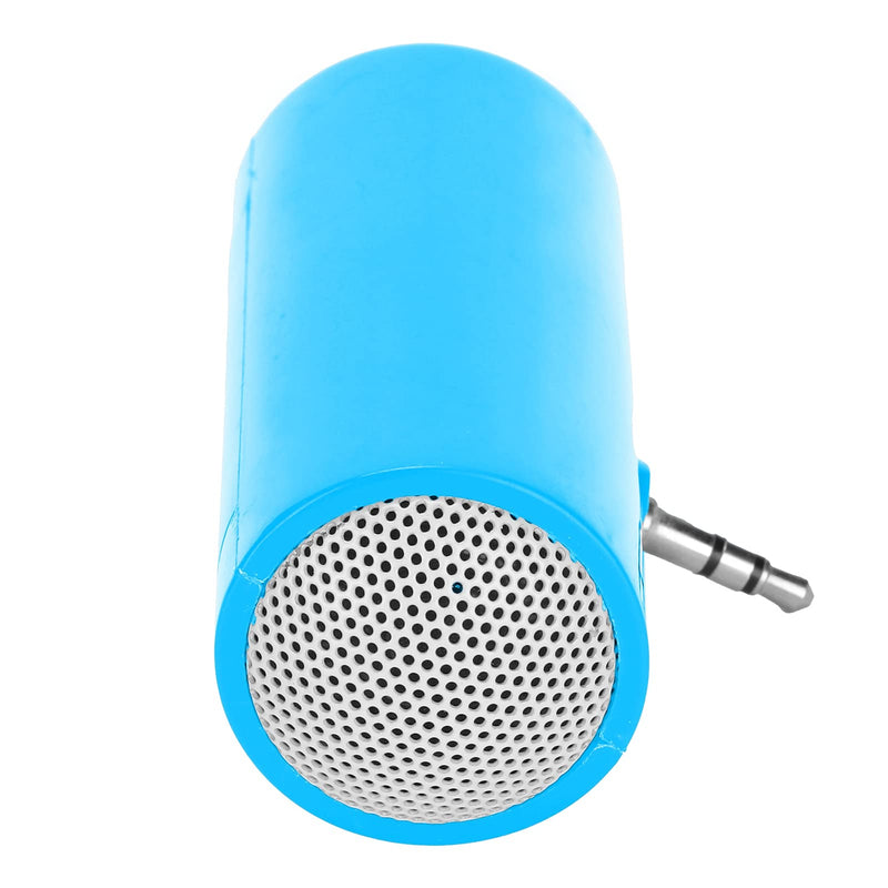Mini Stereo Speaker,New DIY Pillow Speaker, True HD and Unique Soft Sound Portable Speaker, Portable Plug in Speaker with 3.5mm Aux Audio Input, for Mobile Phones and Tablets(blue) blue
