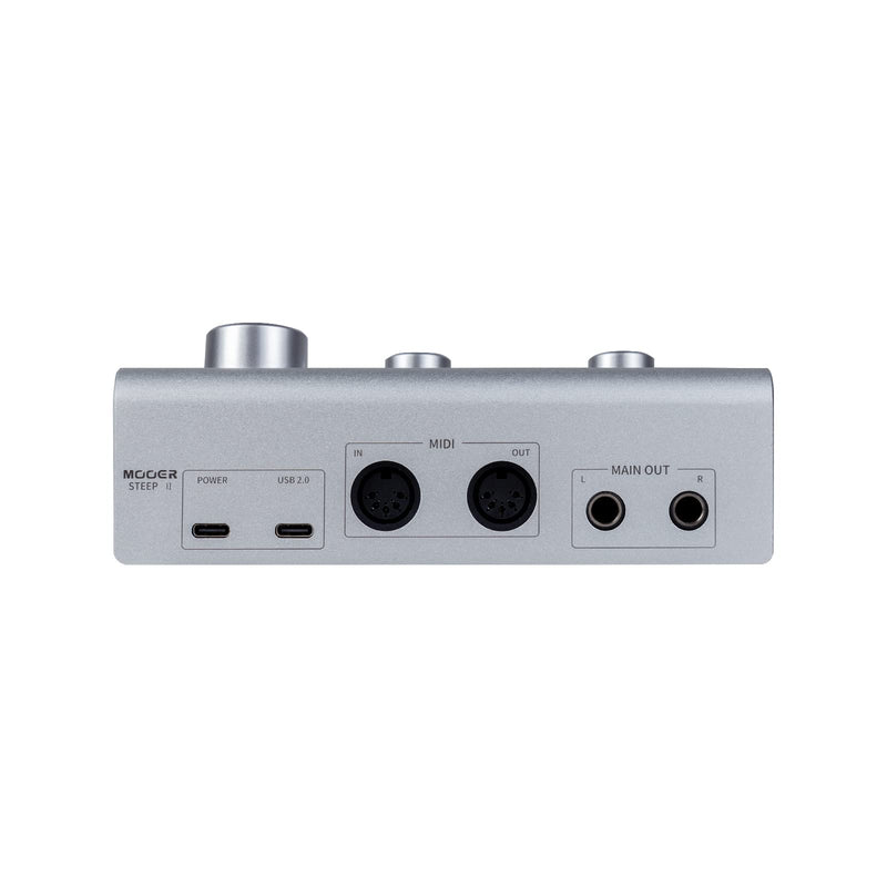 MOOER SteepⅡ Multi-platform Audio Interface for Professional Recording, MIDI in/out Stero Soud With 24bit/192 Khz Ports, Support App Software,(STEEP II) STEEP II