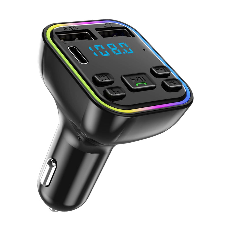 1pc Car Mp3 Player Wireless Transmitter USB Fast Charging Mobile Phone