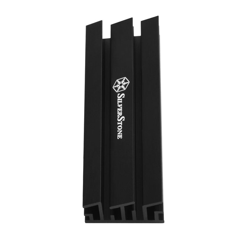 SilverStone Technology Aluminum Alloy Heatsink with Multiple Thermal Pads for PCIE NVME M.2 or SATA M.2 TP02-M2