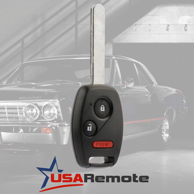 Key Fob Keyless Entry Remote fits Honda Accord / CR-V / CR-Z / Fit / Insight 2007 2008 2009 2010 2011 2012 2013 2014 2015 (MLBHLIK-1T) 3-Btn