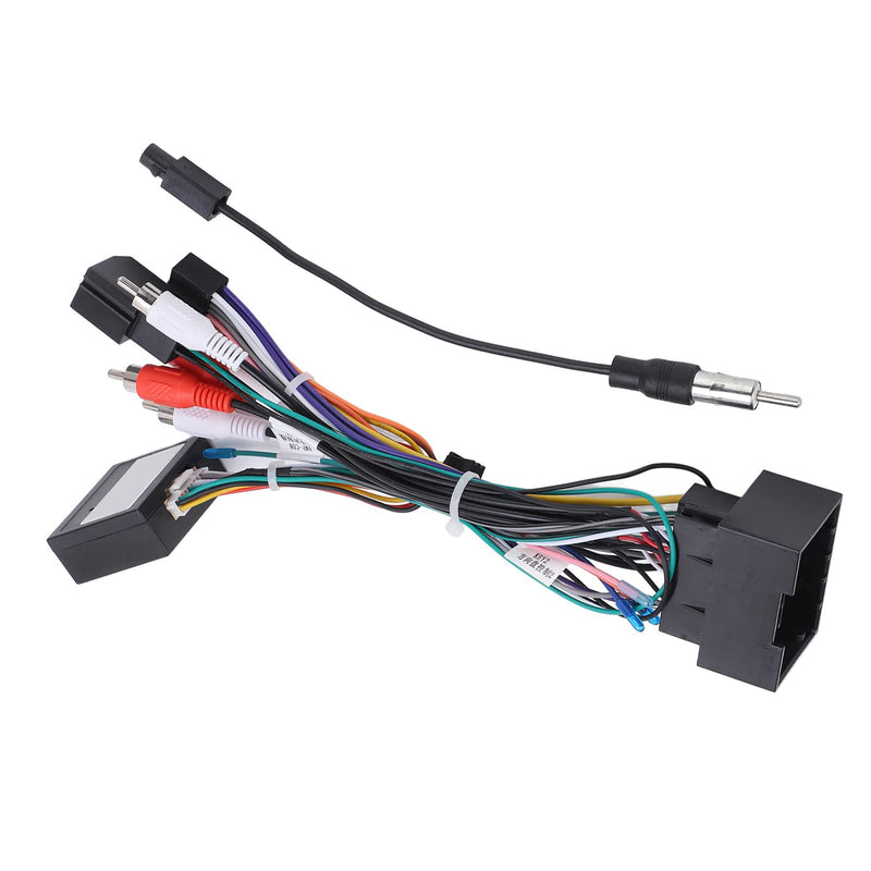 Stereo Wiring Harness Adaptor 16Pin Connector for Cruze Malibu Plug and Play Radio CAN Bus Box Cable, Nondestructive Installation for Car Audio System Upgrade, Suitable