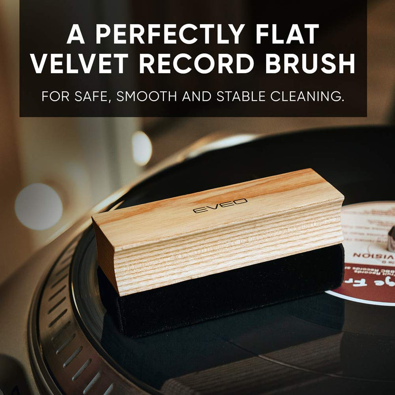 Vinyl Record Player Cleaner - 4in1 Vinyl Records Stand Cleaner Kit-Includes Ultra-Soft Velvet Brush, Cleaning Liquid, Brush Cleaner & Turntable Stylus Cleaning Gel- Vinyl Record Storage Cleaning Kits