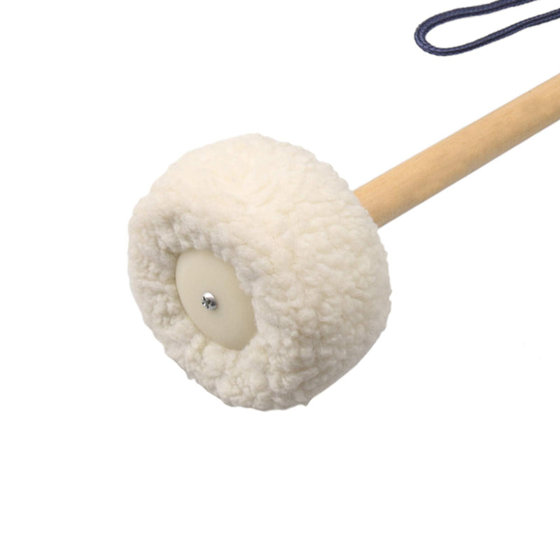 Beige Gong Timpani Mallets Timpani Sticks Soft Velvet Head Mallets Wooden Handles Drumsticks for Percussion