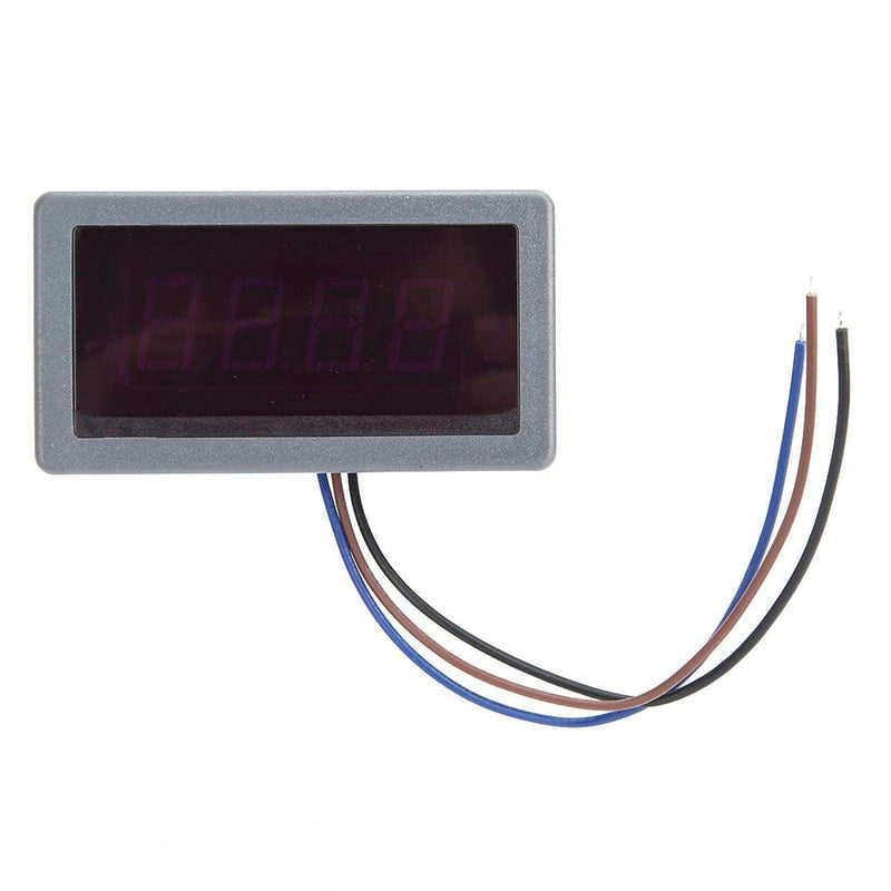 Agatige 220V AC Tachometer, 10-9999 Digital Speed Meter LED Display Panel Inductive Hall Effect Sensor