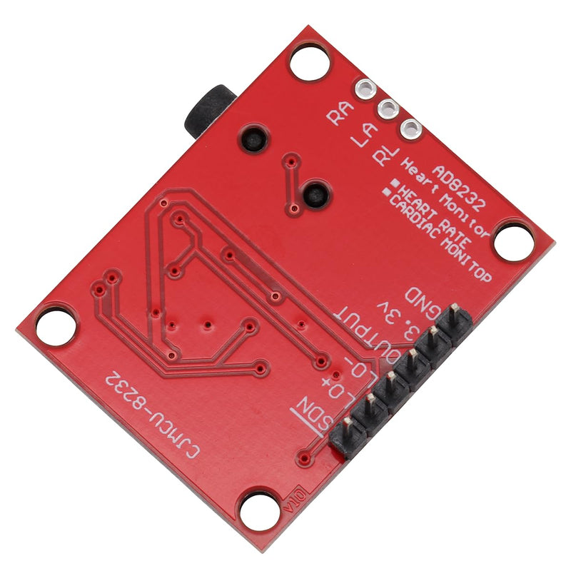 Heevhas ECG Module AD8232 ECG Measurement Pulse Heart Rate Monitor Module Kit ECG Monitoring Sensor with Cable