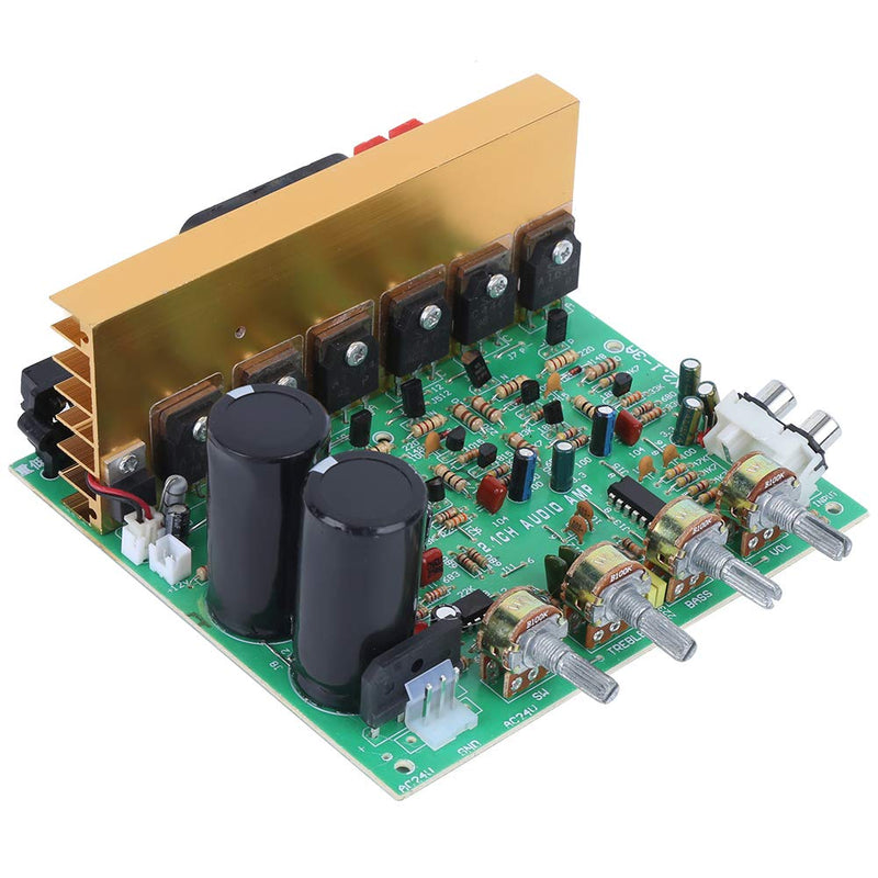 Walfront AC Dual 18-26V 2.1 Channel Subwoofer 300W Power Amplifier Board High Performance Bluetooth Audio Amplifier Board