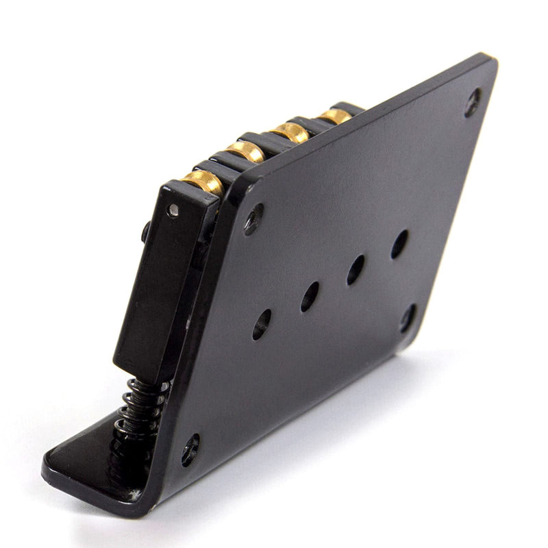 [AUSTRALIA] - MEELYHOMEZQA 4 String Cigar Box Guitar Bridge, Electric Guitar Bridge Tailpiece Top Load Fixed Hardtail Saddle Cigar Box Guitar Parts, Silver 