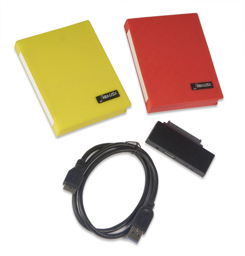 Syba USB 3.0 to SATA II HDD Adapter with 2 Storage Case for 2.5-Inch SATA Hard Drive SY-ADA20121