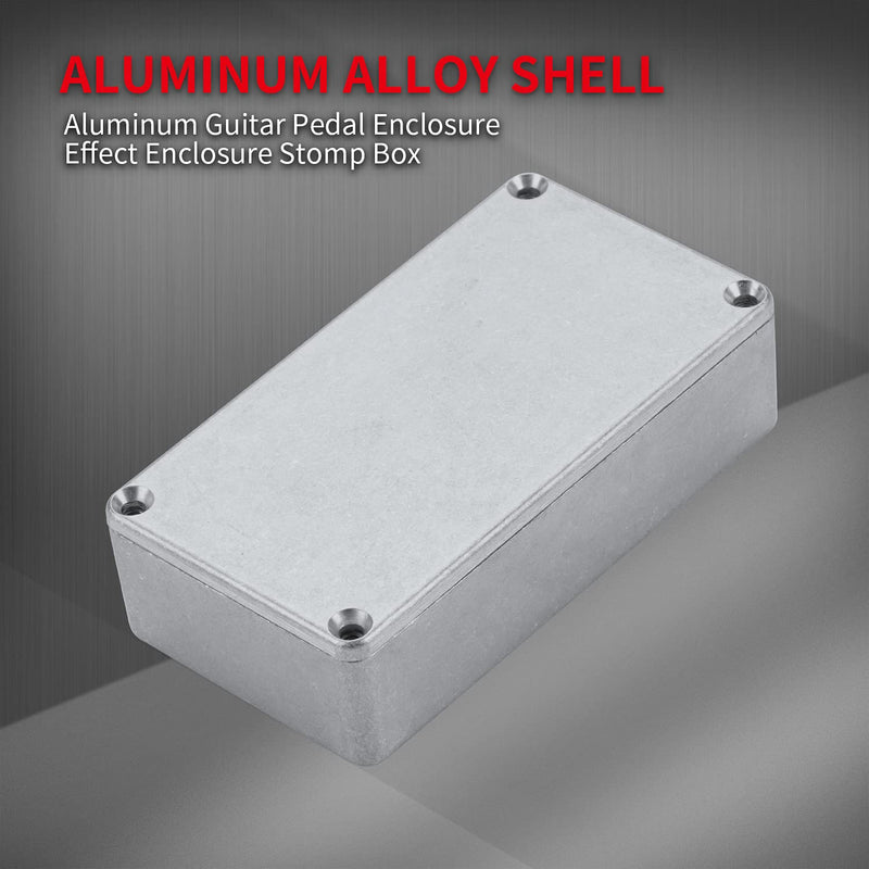 DaierTek 5pcs 1590B Guitar Pedal Enclosure Aluminum Diecast Stomp Box Case 112x61x32mm Toggle Switch Box