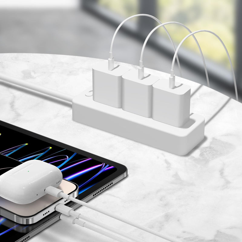 iPhone 14 13 12 Charger Fast Charging - 4 Pack 20W USB C Wall Charger Block Adapter with 6Ft Fast Charging Cable Compatible with iPhone 14 13 12 11 Pro Max XR XS X 8 7 6, iPad