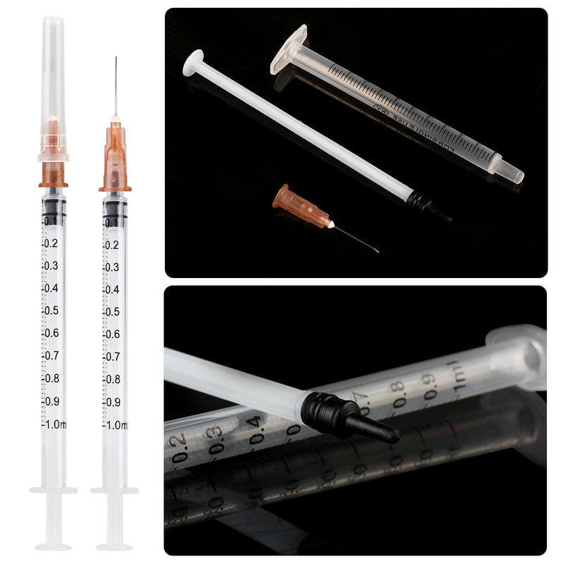 Pack of 30 Syringes 1 ml Syringes Plastic Tube Syringe Disposable Syringes Small Dosing Syringe Liquid Syringe Independent Seal Packaging Syringes