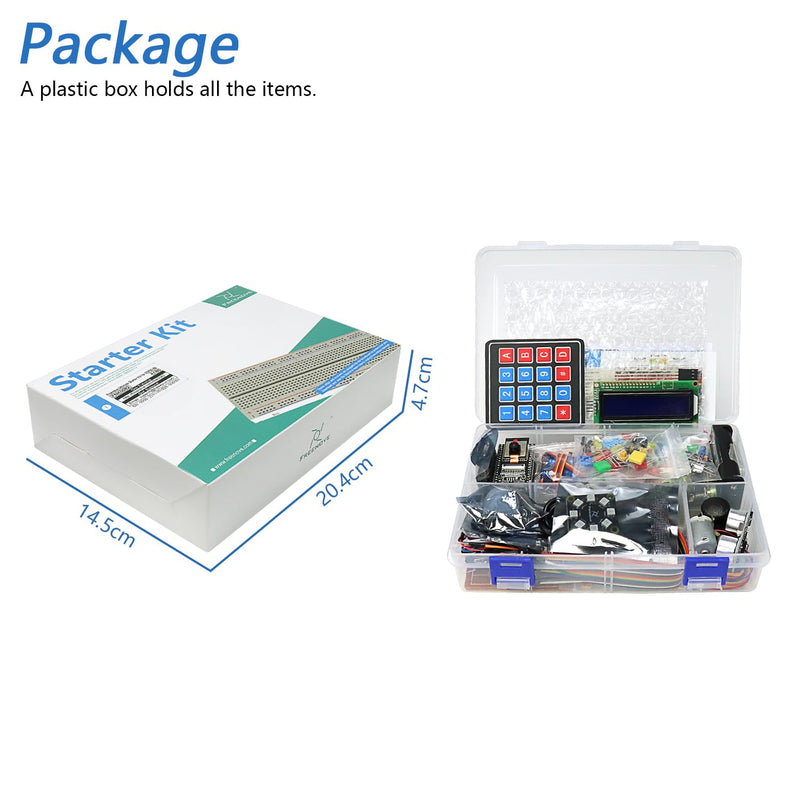 Freenove Ultimate Starter Kit for ESP32-S3 ESP32 S3 CAM (Included), Dual-core 32-bit 240 MHz Microcontroller, Onboard Camera Wireless, Python C Java, 783-Page Detailed Tutorial, 243 Items 116 Projects