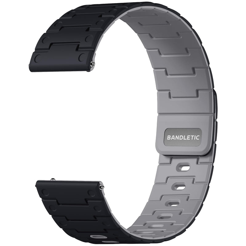Bandletic 22mm Quick Release Magnetic Watch Band and Nylon Strap