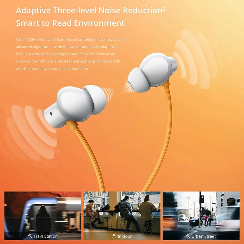 realme Buds Wireless 5 ANC in Ear Bluetooth Headphones, 50dB ANC, 13.6mm Dynamic Bass Driver, 360° Spatial Audio, 45ms Low Latency, Upto 38hrs Playback, IP55 Rating, Dual Device Connection (Silver) Silver