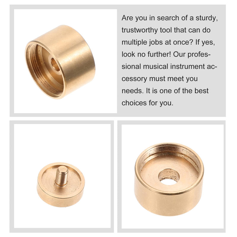 Milisten 1 Set Small upper and lower cover Trumpet Buckle Snap trumpets finger buttons valve screw cap repair tools Button copper washer musical instrument