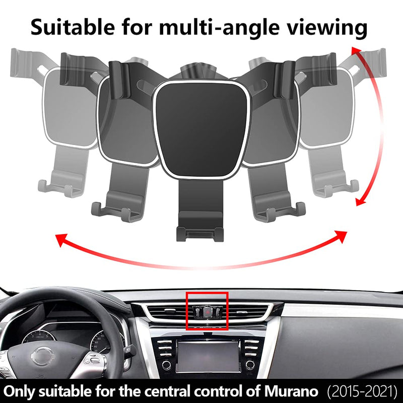 Car Phone Holder for 2015-2024 Nissan Murano Auto Accessories Navigation Bracket Interior Decoration Mobile Cell Phone Mount