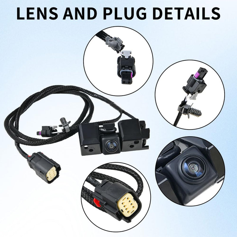 84062896 Rear View Backup Camera Fits for Chevy Silverado/GMC Sierra 1500 2500 3500 2016-2019 Park Assist Camera Replace 23363727