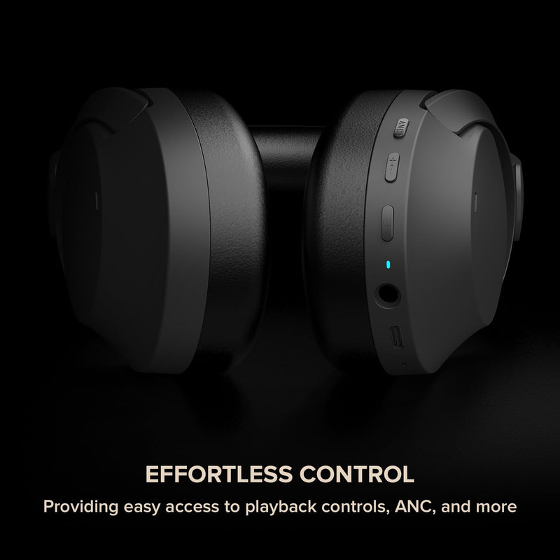 Creative Zen Hybrid 2 Wireless ANC Headphones, 67 hr Battery, Cream | ANC Headphones, 67 Hours Battery, Wireless, Comfortable, Lightweight, Over-Ear
