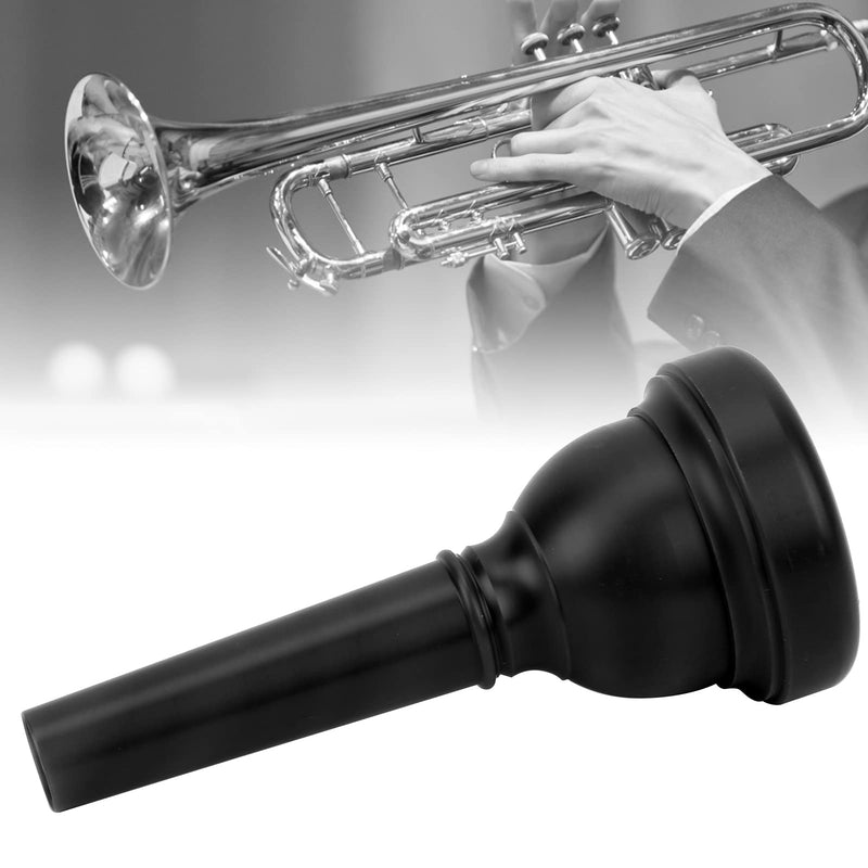 Alto Trombones Mouth, Lightweight Trombone Mouthpiece ABS Plastic Detachable Nozzle MT‑22 for Beginners Gift Professonal Musical Instruments Exercising(black)