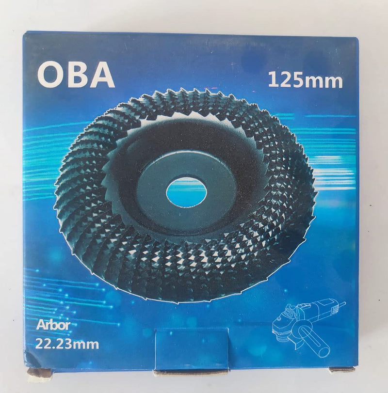 OBA Wood Carving Disc for Angle Grinder 125mm, 2Pcs Angle Grinder discs for Carving Grinding Shaping Modeling Material Removal
