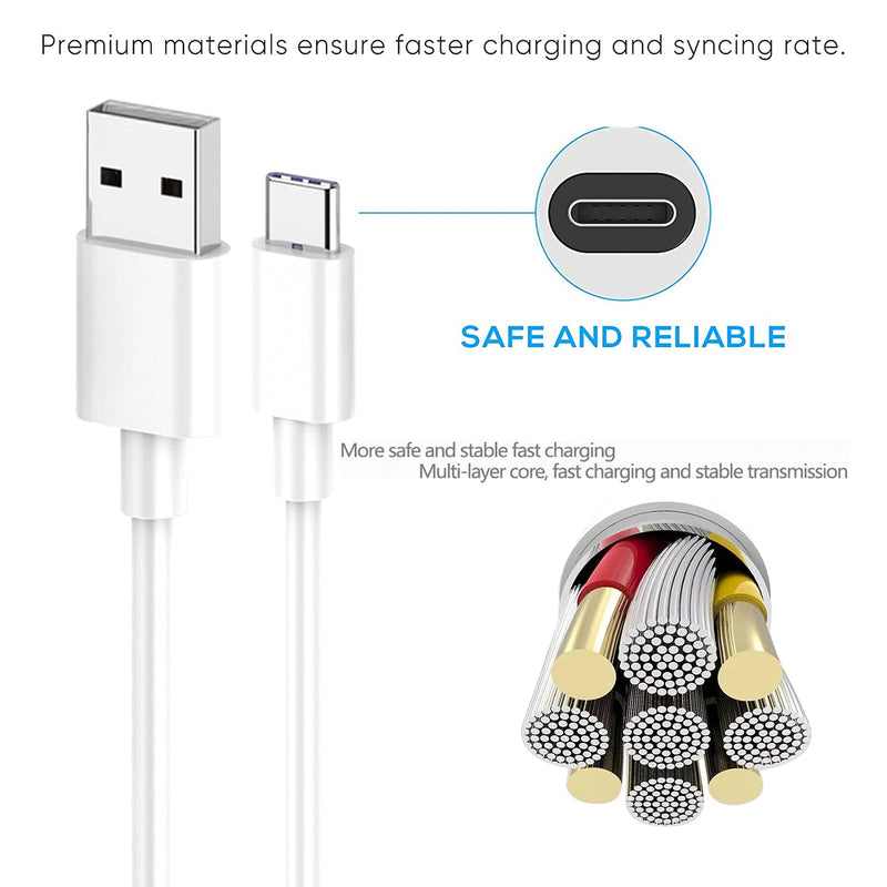 5V 2A Wall Charger Adapter for AirPods 4 4th Generation,AirPods Max 2024 Headphone,AirPods Pro 2/2nd 2023 Earbuds, iPad 10th Gen, iPhone 16 15 Pro Carplay USB a to USB C Charger Charging Cord Cable 5 feet new models