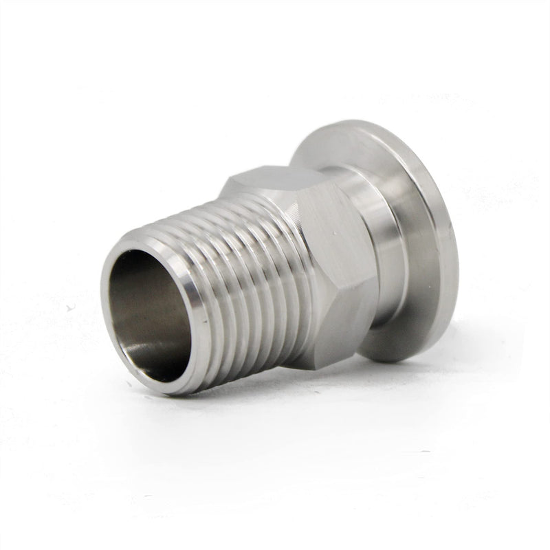 [AUSTRALIA] - SS304 KF16 NPT Male Adaptor thread 1/2" NW16 KF Male coupling ISO-KF16 X NPT 1/2" KF16×MNPT 1/2" 