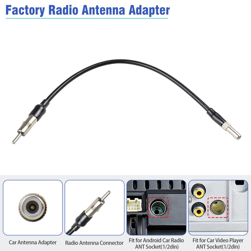 Radio Wiring Harness Antenna Compatible with Chevrolet Chevy Sierra Silverado Express Suburban Captiva GMC Savana Buick, 14/16Pin Car Stereo Wire Connector+ACC Ignition Harness Adapter Kit