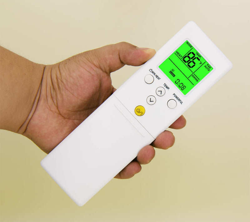 RCECAOSHAN Replacement for Fujitsu Air Conditioner Remote Control AR-RED1U ARRED1U AOU9RLS2 AOU12RLS2 AOU15RLS2 ASU9RLS2 ASU12RLS2 ASU15RLS2 Display in Both Fahrenheit and Celsius