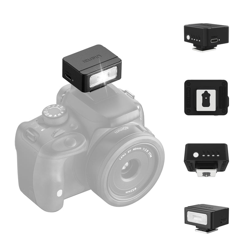 Ulanzi SL01 Mini Flash Speedlite with SL02 Camera Flash with Video Light