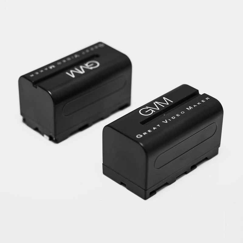 [AUSTRALIA] - GVM 2 Pack NP-F750 Replacement Batteries and Chargers for NP-F975, NP-F960, NP-F950, NP-F930, NP-F770, NP-F750, NP-F550, DCR, DSR, HDR, FDR, HVR, HVL and LED Light 