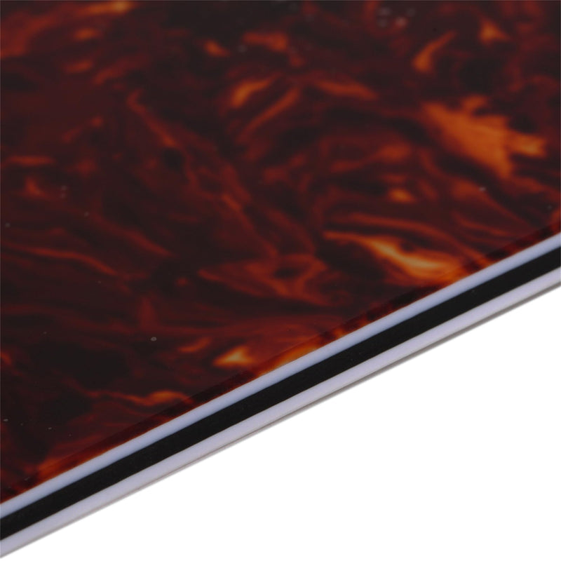 Musiclily Pro 5-String 13-Hole Contemporary P Bass Pickguard for Fender American Precision Bass, 4Ply Tortoise Shell