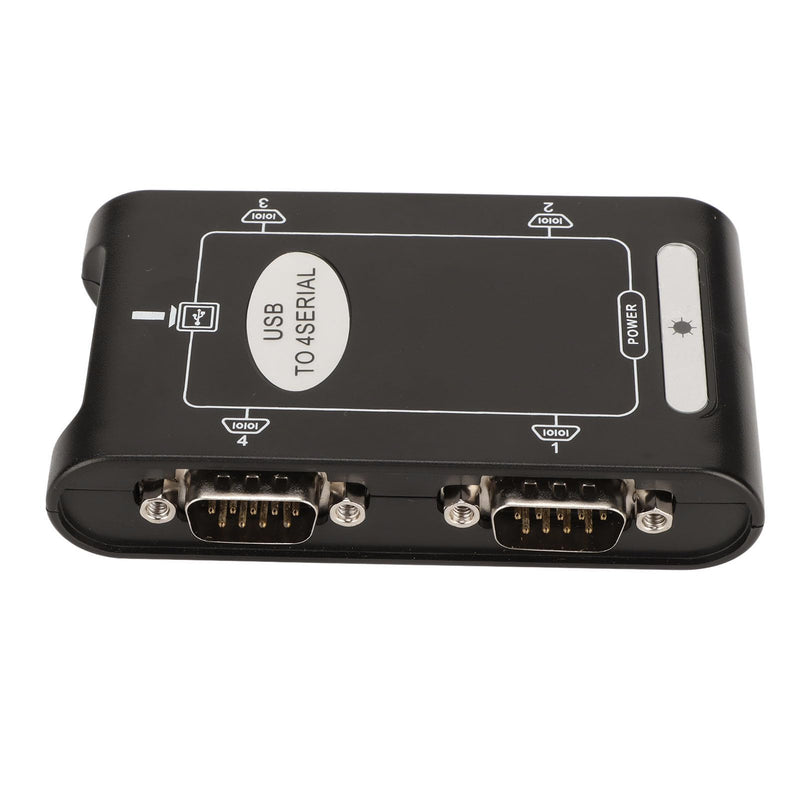 USB to Serial Hub RS232 Adapter 4 Port USB to RS232 Converter for Routers with Wide Compatibility Compact Design