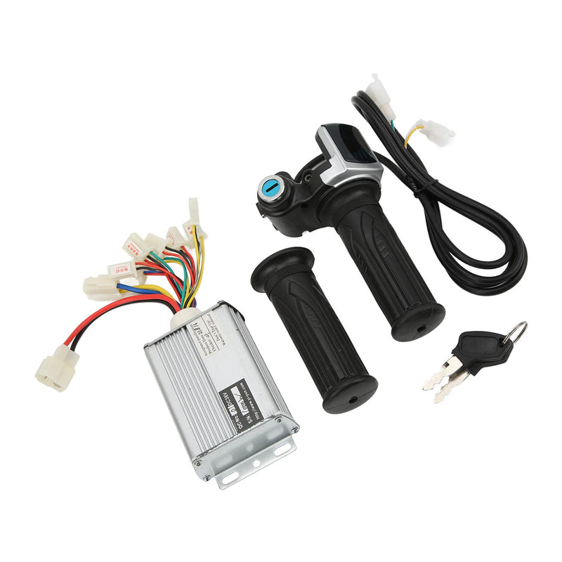 [AUSTRALIA] - 36V 1000W Brushed Speed Controller for Mini Bikes with Locking Throttle Grip and Battery Display Compatible with EVO Electric Tricycle 