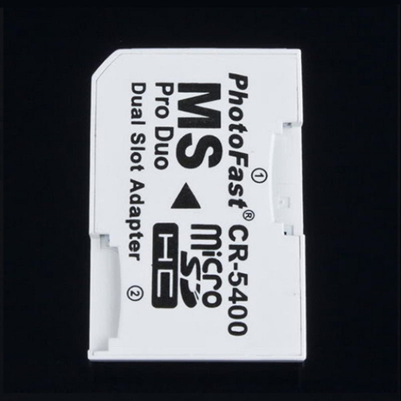 Micro SD TF to Memory Stick MS Pro Duo for PSP 1000/2000 / 3000 Card Dual 2 Slot Adapter Converter CR-5400 CR5400