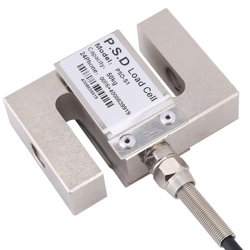 Load Cell Sensor Weighing Sensor Portable Weight Sensor Scale Sensor Weighing S Bar Precision 50/100/300/2000 kg for Container Weight High Pressure Weighing Technology (50 kg) 50kg