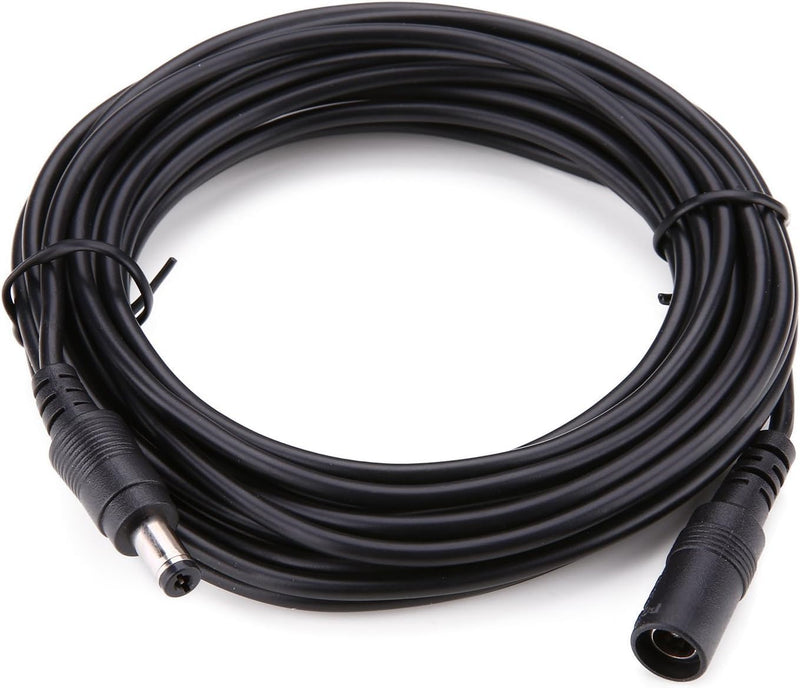 [AUSTRALIA] - DC Power Extension Cable 5.5mm x 2.1mm 18AWG Current 10A 16.4FT Female to Male,Thickened Metal Connector Extension Cord for Security Cameras CCTV IP, Router, LED Strips, Solar Panels 5V 9V 12V 24V 16.4FT（5M） 