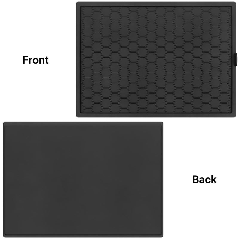 Silicone Non-Slip Center Console Liner Organizer Mats Pad for Toyota Camry 2018 2019 2020 2021 2022 2023 2024 Interior Trim Accessories