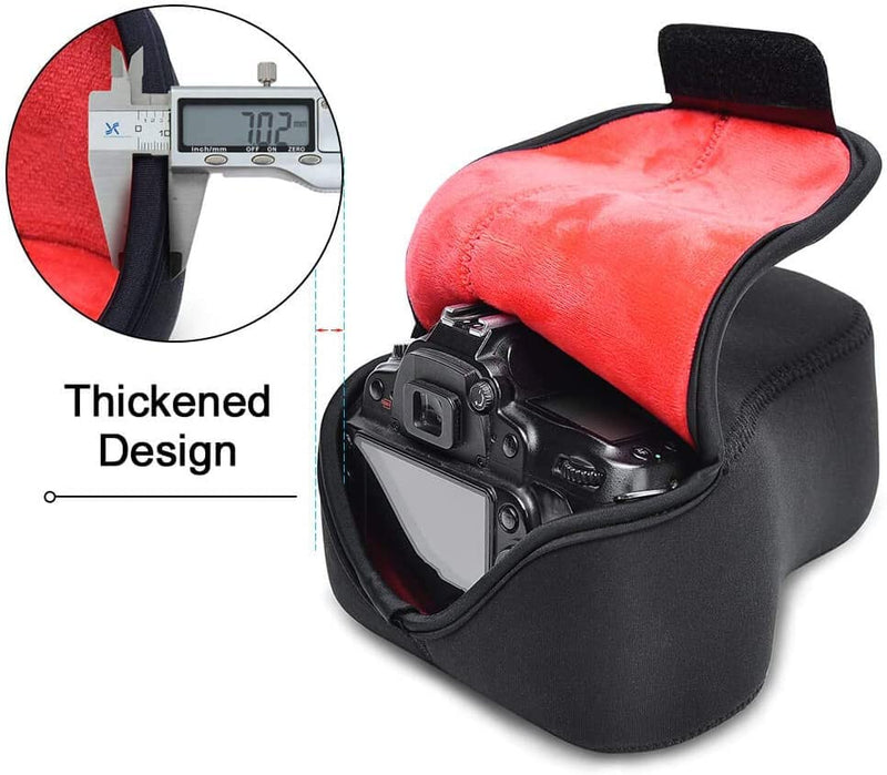 CADeN Camera Sling Bag + DSLR Camera Sleeve Case Compatible with Sony Canon Nikon Camera Case