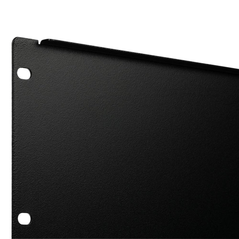 NavePoint 2U Blank Rack Mount Panel Spacer for 19-Inch Server Network Rack Enclosure Or Cabinet Black
