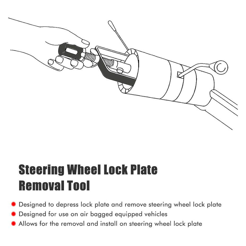 [AUSTRALIA] - Steering Wheel Lock Plate Removal Remover Tool of The Steering Wheel Lock Plate Snap Rings 