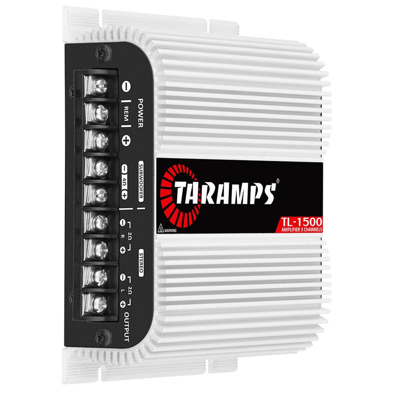 Taramp's TL 1500 2 Ohms 3 Channels 390 Watts Class D Full Range Amplifier, silver TL - 1500