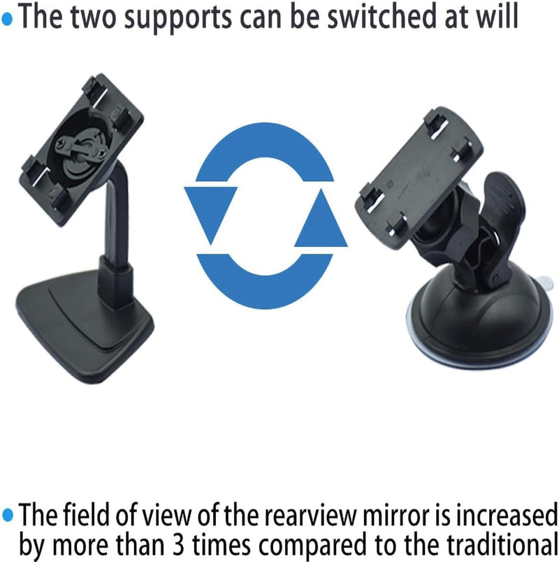 Car Side Rear View Backup Camera Reversing 5-in Monitor Reverse Image Front Parking Night Vision Rear Mirror Positive for Vehicle Waterproof IP68 Clear Night Vision Car Camera
