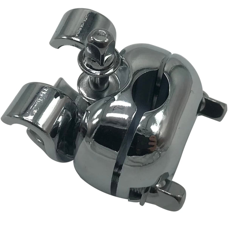 Cowbell Mount Bracket - Tom Hoop Clamp for Cowbell, Jam Block, Tambourine, Splash Cymbal