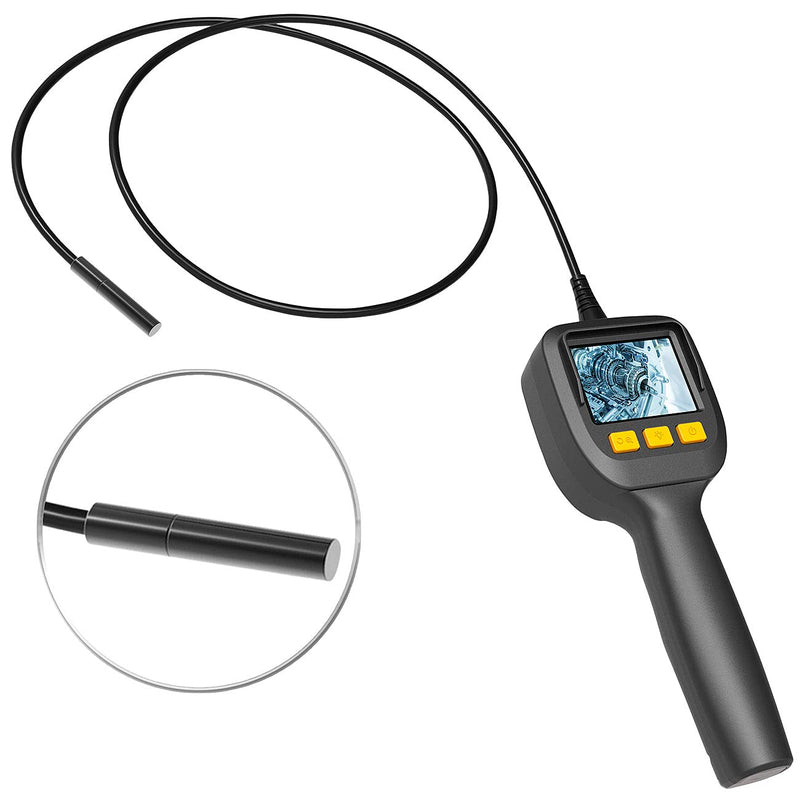 [AUSTRALIA] - Somikon Telescope Camera: Endoscope Camera with Colour LCD Display, LED Light, Battery Operated, IP67 (Rod Camera, Endoscope Camera with Light, Pipe Cleaner) 