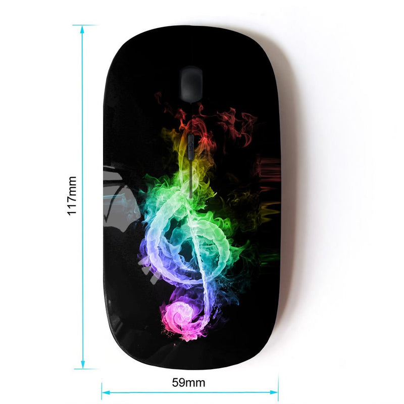 KawaiiMouse [ Optical 2.4G Wireless Mouse ] Music Colors Colors Note
