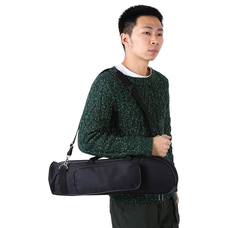 Alomejor Trumpet Bag Oxford Cloth Shockproof Trumpet Case with Shoulder Strap and Gripped Handle for Trumpeter Black