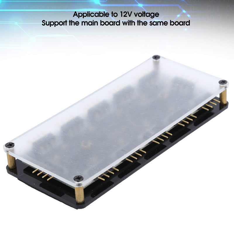 12V 4-pin RGB LED Splitter 11-Port Hub RGB Controller HUB Controller for PC Computer Desktop Motherboard